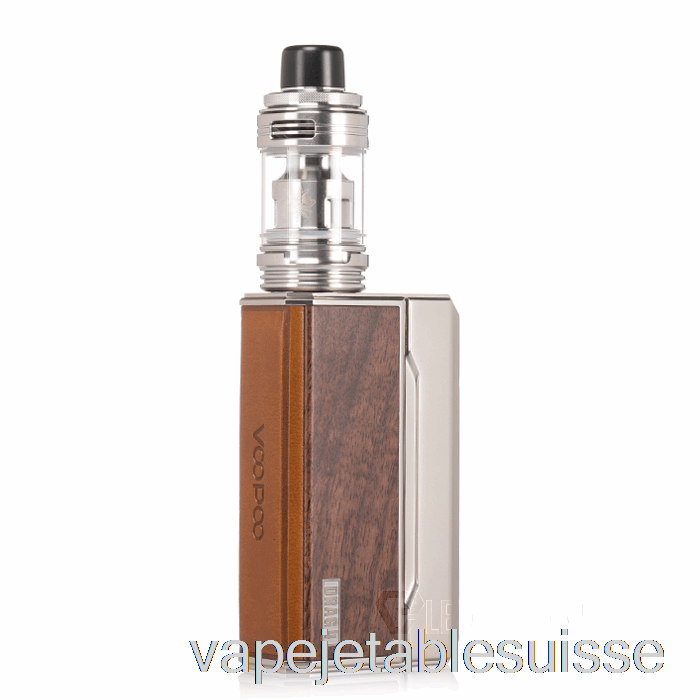 Vape Suisse Voopoo Drag 4 177w Starter Kit Or Pâle + Noyer